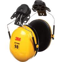 Serres-t&ecirc;tes de s&eacute;rie Peltor Optime 98, Fixation pour casque, 23 NRR dB - 3M H9P3E