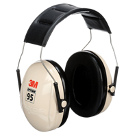 Serres-t&ecirc;tes de s&eacute;rie Peltor Optime 95, Bandeau, 21 NRR dB - 3M H6A/V