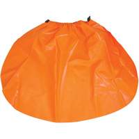 Hard Hat Rain Shield, One Size, Orange, Nylon/PVC - 3M GR1C