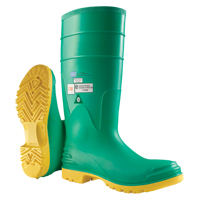 Hazmax&reg; 16" Kneeboot, PVC, Steel Toe, Size 15, Puncture Resistant Sole - Dunlop Protective Footwear 87012-15