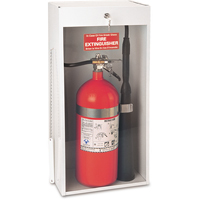 Surface-Mounted Fire Extinguisher Cabinets, 14.125" W x 30.125" H x 9.0625" D - Nosredna C-104
