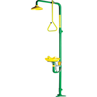Combinaison de douche & douche oculaire a&eacute;r&eacute;e Safe-T-Zone - Speakman SE-697