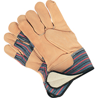 Gant pour ajusteur doubl&eacute;s pour l'hiver r&eacute;sistant &agrave; l'abrasion, Grand, Paume en Cuir fleur de vache, Doublure en Molleton de coton - Produits de sécurité Zenith 