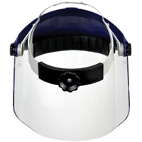 Ratchet Headgear with Faceshield, Polycarbonate, Ratchet Suspension - 3M 82783-00000