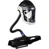 Versaflo Powered Air Purifying Respirator TR-600 Heavy Industrial Kit, Hard Hat & Faceshield, Lithium-Ion Battery - 3M TR-600-HIK