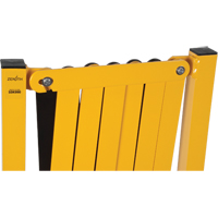 Expandable Barrier, 37" H x 11' L, Black/Yellow - Zenith Safety Products 