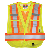 Open Road&reg; Tear Away Vest , High Visibility Lime-Yellow, Polyester - Viking 6115G