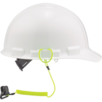 Squids&reg; 3158 Hardhat Tool Lanyard, Coil, Clamp/Loop - Ergodyne 19159