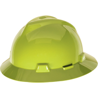 Casques de protection V-Gard &agrave; suspension Fas-Trac, R&eacute;pond aux normes CSA type 1, Suspension Rochet, Non ventil&eacute; - MSA 10061515