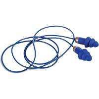 Rockets&reg; Metal Detectable Reusable Earplugs, Corded, One-Size, Bulk - Plastic Case, 27 NRR dB - Moldex 6415
