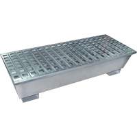 Steel Spill Containment Pallets, 68 US gal. Spill Capacity, 47.25" x 31.5" x 19.3" -  