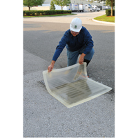 Ultra-Drain Seal&reg; Drain Cover, Square, 18" L x 18" W - Ultratech 2200