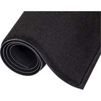 Superluxe Entrance Mat, Wiper, 4' x 10' x 1/2", Black - Mat Tech 207M41002