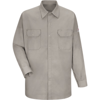 Flame Resistant Welding Shirt, X-Large, Grey - Bulwark SWW2SY-RG-XL