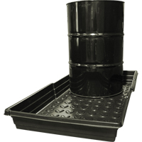 Drum Decks, 30.5" L x 57" W x 6" H, 33 US gal. Spill Capacity - Enpac 5142-BD