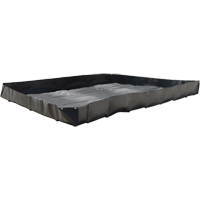 Bermes &eacute;conomiques, Capacit&eacute; 119 gal., 4' la x 4' lo x 12" h, Support en L - Black Diamond BD-44-AL-L