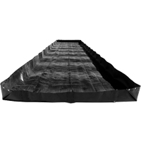 Bermes &eacute;conomiques, Capacit&eacute; 4488 gal., 60' la x 10' lo x 12" h, Support en L - Black Diamond BD-1060-AL-L