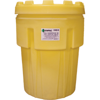 Barils de r&eacute;cup&eacute;ration Poly-Overpack, 95 gal. US, Stationnaire - Enpac 1095-YE