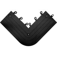 ErgoDeck&reg; Mat Outside Corner No. 560 - Wearwell 560.78X6X15X15BK-CS4