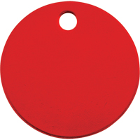 Blank Tags, Aluminum, 1.5" dia - C.H. Hanson 43145
