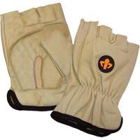 Carpal Tunnel Glove, 2X-Large, Grain Leather Palm, Elastic Cuff - Impacto ST5015-2XL