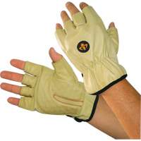Carpal Tunnel Glove, 2X-Large, Grain Leather Palm, Elastic Cuff - Impacto ST5015-2XL