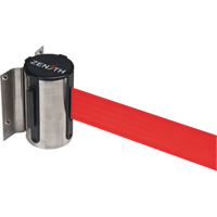 Wall Mount Barrier, Steel, Screw Mount, 7', Red Tape - Zenith Safety Products 