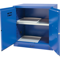 Armoire pour liquides corrosifs, 22 gal., 35" x 35" x 22" - Produits de sécurité Zenith 
