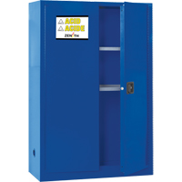 Armoire pour liquides corrosifs, 45 gal., 43" x 65" x 18" - Produits de sécurité Zenith 