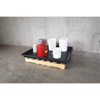 Ultra-Utility Trays&reg;, 36" L x 36" W x 4.75" H, 27 US gal. Spill Capacity - Ultratech 01035