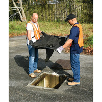 Bassin collecteur ajustable Ultra-Drain Guard, Huile & s&eacute;diments, 20" lo x 32" la - Ultratech 8931