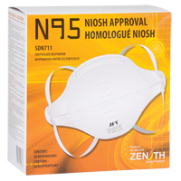 Respirateur contre les particules, N95, Certifi&eacute; NIOSH, Moyen/grand - Produits de sécurité Zenith 