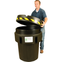 Baril de r&eacute;cup&eacute;ration Ultra-Recycled Overpack, 95 gal., Stationnaire - Ultratech 0570