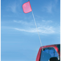Safety Whip&reg; Light-Duty Whips, Window Mount, 5' High, Orange - Driver Industrial Safety LWW05-SXW