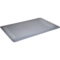 Tapis antimicrobiens WD Foodmaster, Lisse, 3' x 4' x 9/16", Gris, Mousse de vinyle - Mat Tech WF1234LG