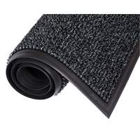 Astro-Plus Mat, Polyethylene, Scraper Type, Textured Pattern, 3-3/10' x 8', Charcoal - Mat Tech AR38CHNPFHD