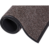 Three-N-One Mat, Wiper/Scraper, 3' x 5' x 5/16", Walnut - Mat Tech TLM3528
