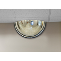 180° Dome Mirror, Half Dome, Closed Top, 18" Diameter - Zenith Safety Products 