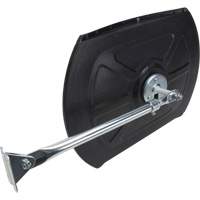 Roundtangular Convex Mirror with Telescopic Arm, 12" H x 18" W, Indoor/Outdoor - Zenith Safety Products 
