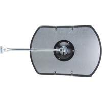 Roundtangular Convex Mirror with Telescopic Arm, 12" H x 18" W, Indoor/Outdoor - Zenith Safety Products 
