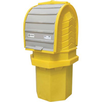 Ultra-Hard Top P1 Plus&reg; 1-Drum Hardtop Cover Spill Containment Unit Without Drain, 36" L x 36" W x 66" H, 800 lbs. Load Capacity - Ultratech 9640