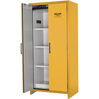 90-Minute EN Safety Storage Cabinet, 30 gal., 2 Door, 35.16" W x 76.89" H x 24.21" D - Justrite 22605