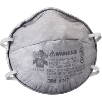 Respirateurs contre les particules 8247, R95, Certifi&eacute; NIOSH - 3M 8247