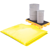Spill Deck Bladder Systems, 88 US gal. Spill Capacity, 52" x 30.5" x 5.8" - Ultratech 2329