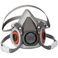 6000 Series Half Facepiece Reusable Respirator, Thermoplastic, Medium - 3M 6200