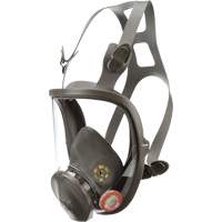 6000 Series Full Facepiece Reusable Respirator, Elastomer/Silicone/Thermoplastic, Medium - 3M 6800