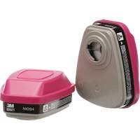 6000 Series Respirator Cartridges, Gas/Vapour Cartridge, Organic Vapour/P100 - 3M 60921