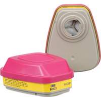 6000 Series Respirator Cartridges, Gas/Vapour Cartridge, Organic Vapour/Acid Gas/P100 - 3M 60923