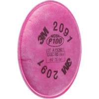 Pr&eacute;filtres pour respirateurs s&eacute;rie 2000, Filtre contre les particules, Filtre P100 - 3M 2091