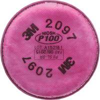 2000 Series Respirator Prefilters, Particulate Filter, Organic Vapour/P100 - 3M 2097